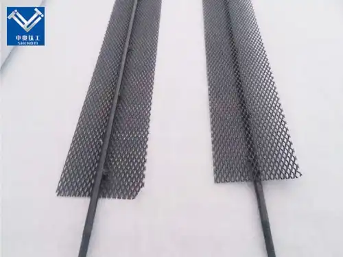 Titanium anode for printing and dyeing wastewater treatment